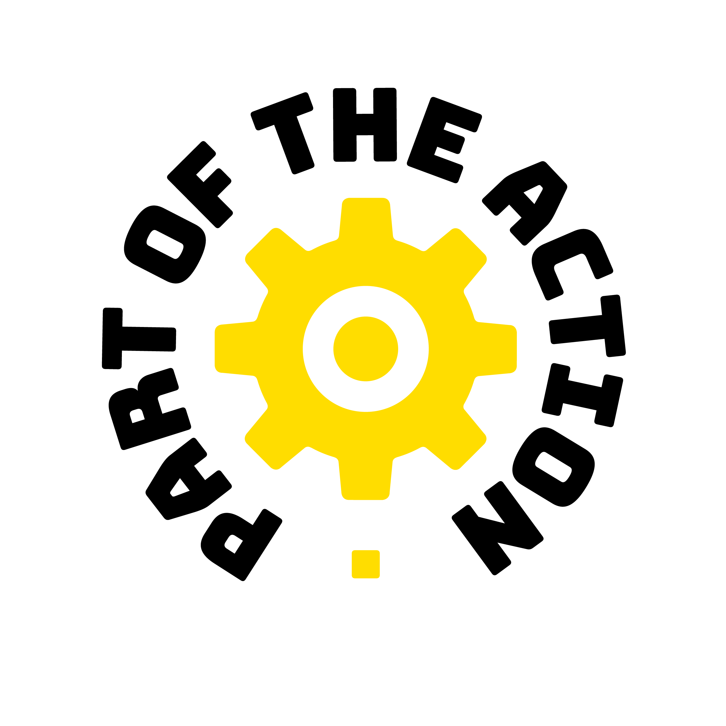 YC PART OF THE ACTION LOGO FC Part of the Action | Yellow