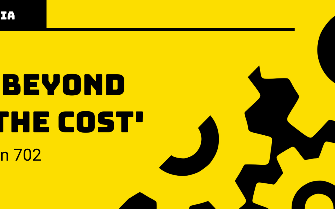 Listen | Beyond the cost on 702