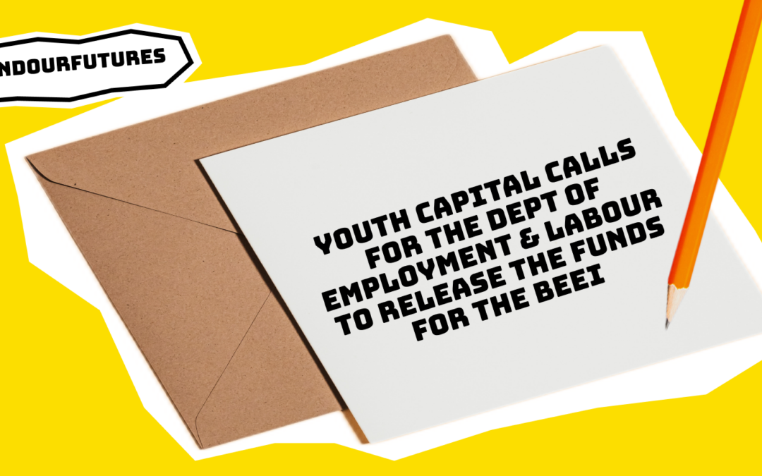 STATEMENT: YOUTH CAPITAL CALLS FOR THE DEPT OF EMPLOYMENT & LABOUR TO RELEASE THE FUNDS FOR THE BEEI